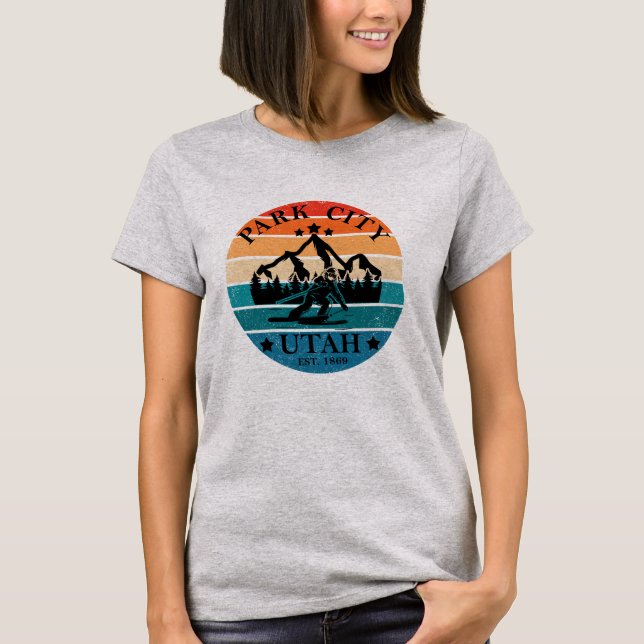 Camiseta Ciudad del Parque de la Ciudad de Utah (Anverso)
