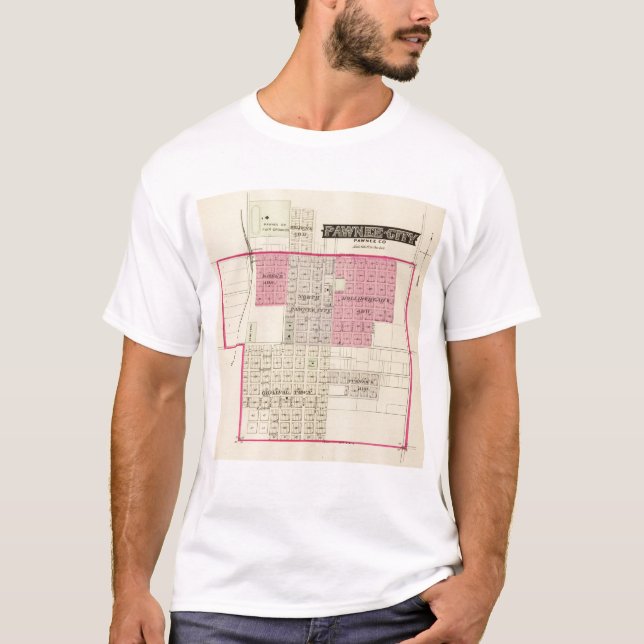 Camiseta Ciudad del Pawnee, Nebraska (Anverso)