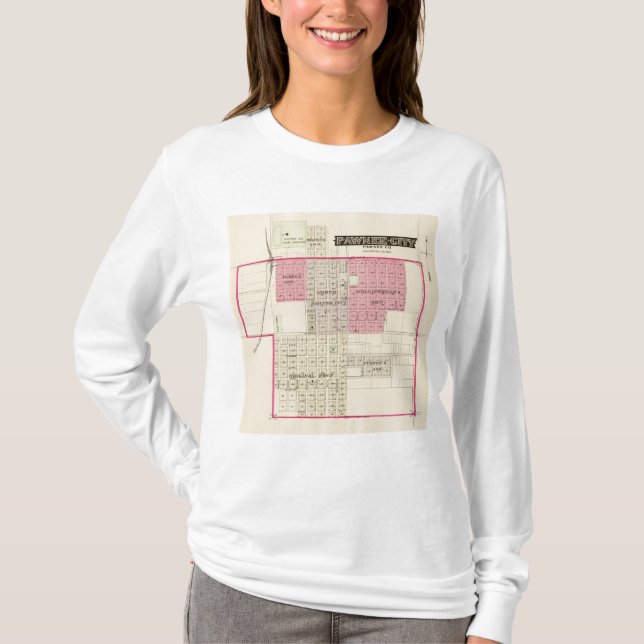 Camiseta Ciudad del Pawnee, Nebraska (Anverso)