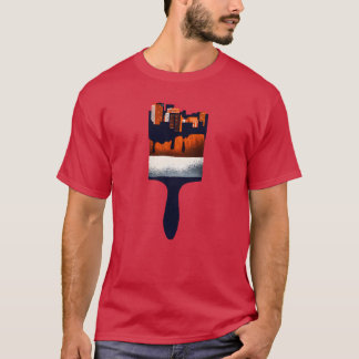 Camiseta ciudad del pincel divertida