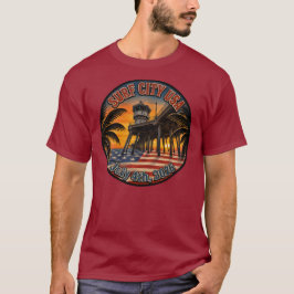 Camiseta CIUDAD DEL SURF USA - 4 de julio
