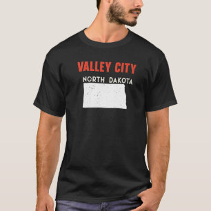 Camiseta Ciudad del Valle Dakota del Norte Estados Unidos V