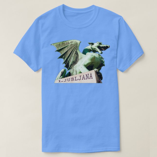 Camiseta Ciudad Dragónica de Ljubljana (Diseño del anverso)