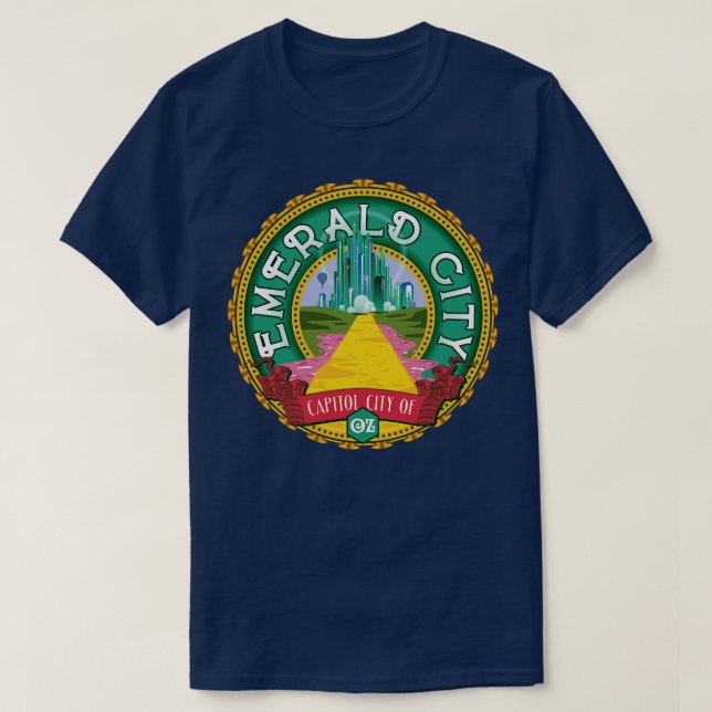 Camiseta Ciudad Esmeralda (Diseño del anverso)