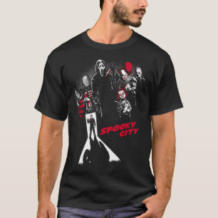 Camiseta Ciudad fantasmal - Poster de películas de terror
