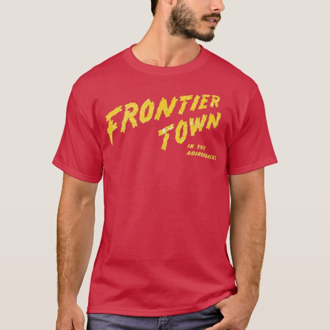 Camiseta Ciudad fronteriza T-Shirt - Hudson del Norte, NY R (Anverso)