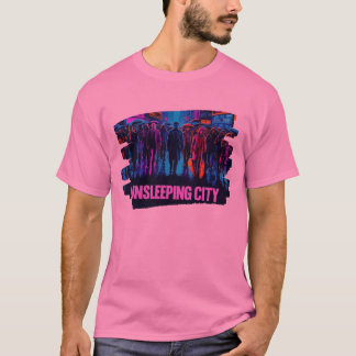 Camiseta Ciudad Insomne - Diseño de Fantasía Urbana Mística