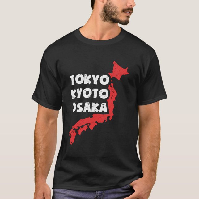 Camiseta Ciudad Japonesa De Osaka En Problemas (Anverso)