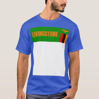Camiseta Ciudad Livingstone en la bandera de Zambia
