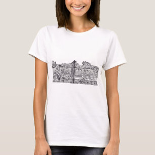 Camiseta Ciudad medieval de Venecia en Italia