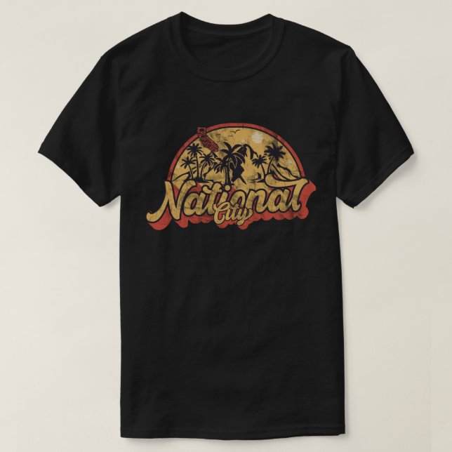 Camiseta Ciudad Nacional de California (Diseño del anverso)
