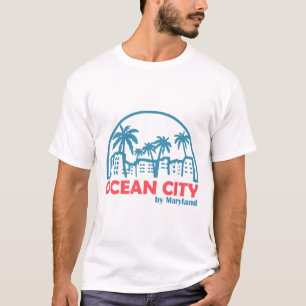 Camiseta Ciudad oceánica de verano - Maryland