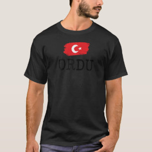 Camiseta Ciudad Ordu Turquía Vacaciones Ciudad Turca Mujere