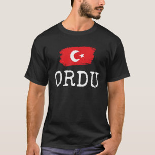 Camiseta Ciudad Ordu Turquía Vacaciones Ciudad Turca Mujere