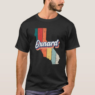 Camiseta Ciudad Oxnard Retro Vintage Ciudad Natal Californi