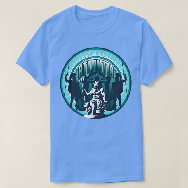 Camiseta Ciudad perdida de Atlantis (Diseño del anverso)