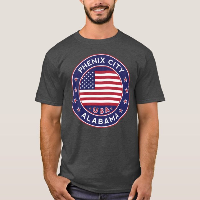 Camiseta Ciudad Phenix, Alabama (Anverso)