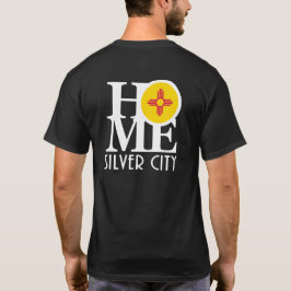 Camiseta Ciudad plateada HOME (impresión posterior)