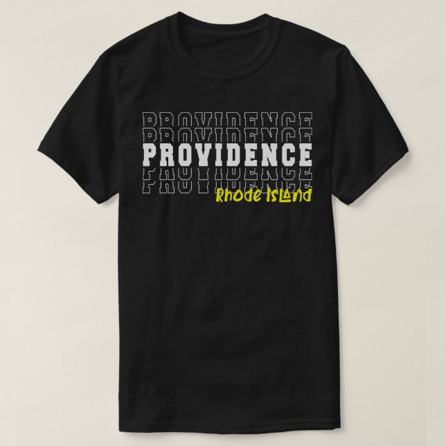 Camiseta Ciudad Providencia Rhode Island Providence RI (Diseño del anverso)