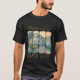 Camiseta Ciudad Rápida Dakota del Sur Viaje Encuentrame En
