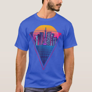 Camiseta Ciudad retro Otaku japonesa de la música del vapor