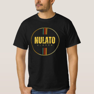 Camiseta Ciudad retro vintage de la Nulato de alaska