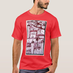 Camiseta ciudad roja