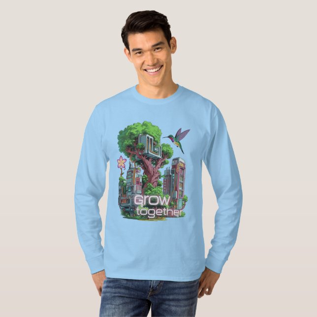 Camiseta Ciudad simbiótica (Anverso completo)