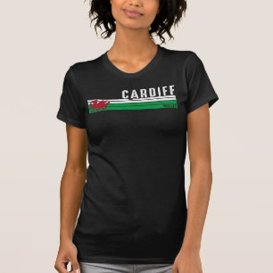 Camiseta Ciudad vibrante de Cardiff Gales y patrimonio cult