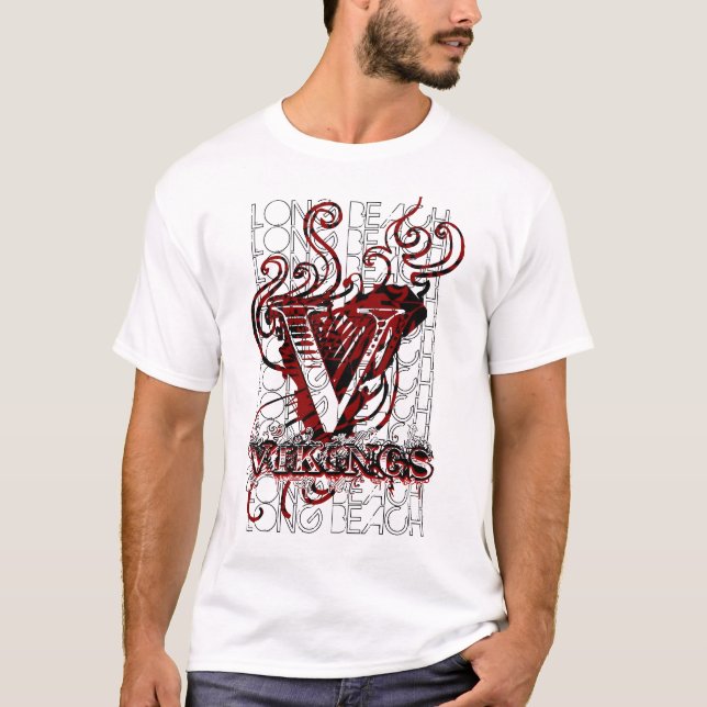 Camiseta Ciudad Vikingos de Long Beach (Anverso)