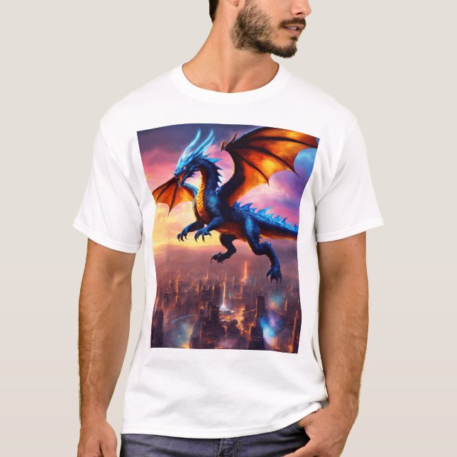 Camiseta Ciudad y espacio Soar" (Anverso)