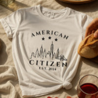 Camiseta ciudadana estadounidense moderna | Año pe