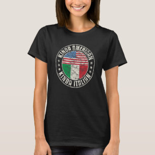 Camiseta Ciudadanía Estadounidense Italiana Italiana Bander