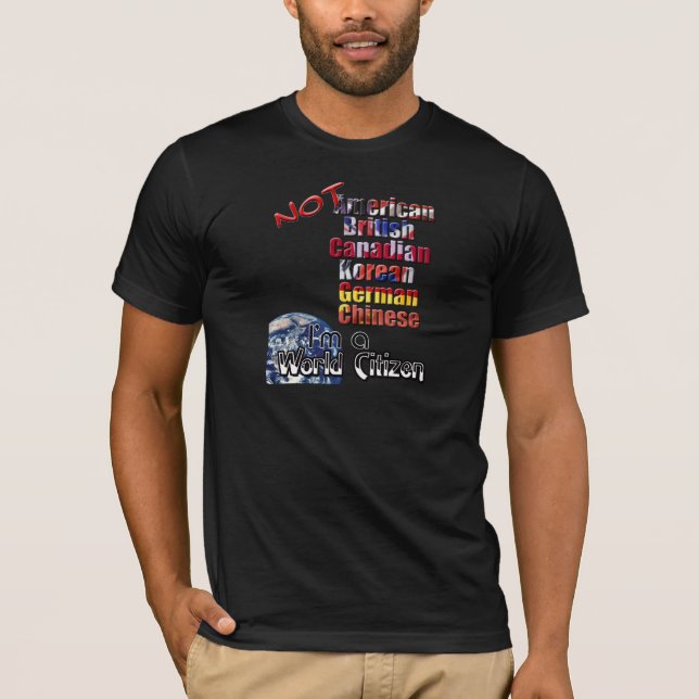Camiseta Ciudadano del mundo (Anverso)