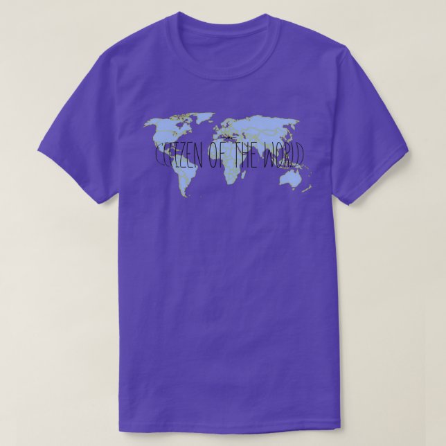 Camiseta Ciudadano del Mundo (Diseño del anverso)