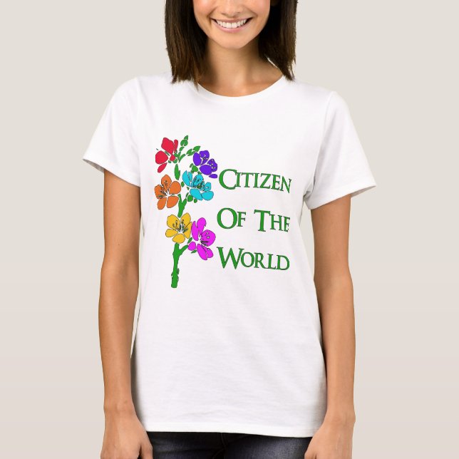 Camiseta Ciudadano del mundo (Anverso)