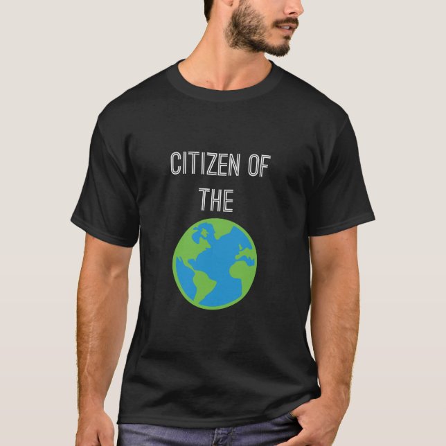 Camiseta Ciudadano del mundo (Anverso)