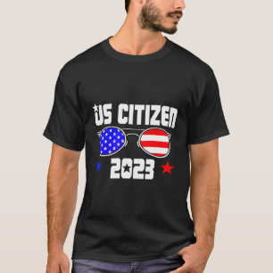 Camiseta Ciudadano Estadounidense 2023 Bandera Estadouniden