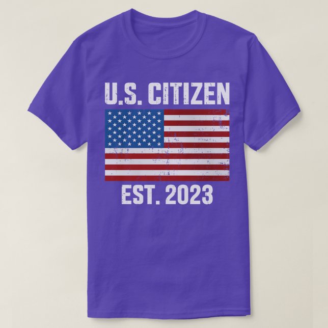 Camiseta Ciudadano estadounidense 2023 con por nueva ciudad (Diseño del anverso)