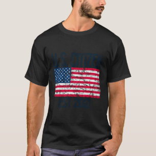 Camiseta Ciudadano Estadounidense Est 2021 Inmigrante Estad