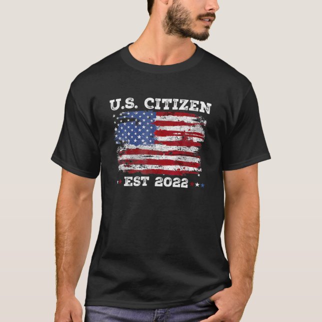 CAMISETA CIUDADANO ESTADOUNIDENSE EST. 2022 (Anverso)