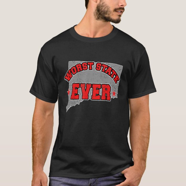 Camiseta Ciudadano estadounidense orgulloso de que el mapa  (Anverso)