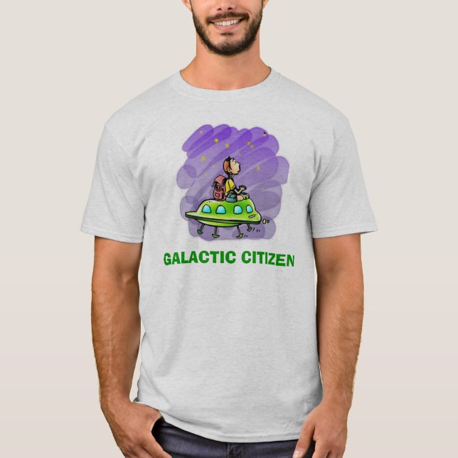 Camiseta Ciudadano galáctico (Anverso)