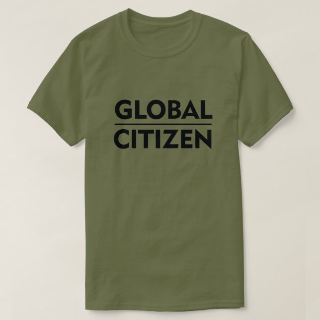 CAMISETA CIUDADANO GLOBAL (Diseño del anverso)