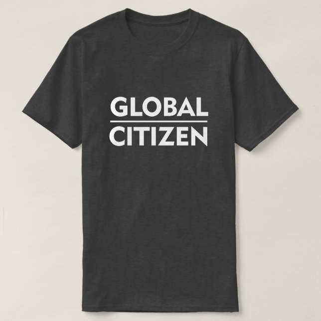 CAMISETA CIUDADANO GLOBAL (Diseño del anverso)