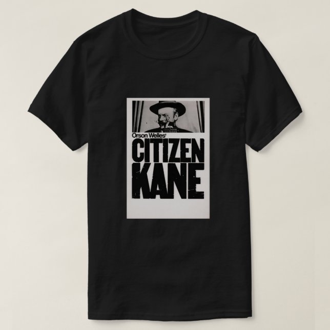 Camiseta Ciudadano Kane - clásico poster de películas vinta (Diseño del anverso)