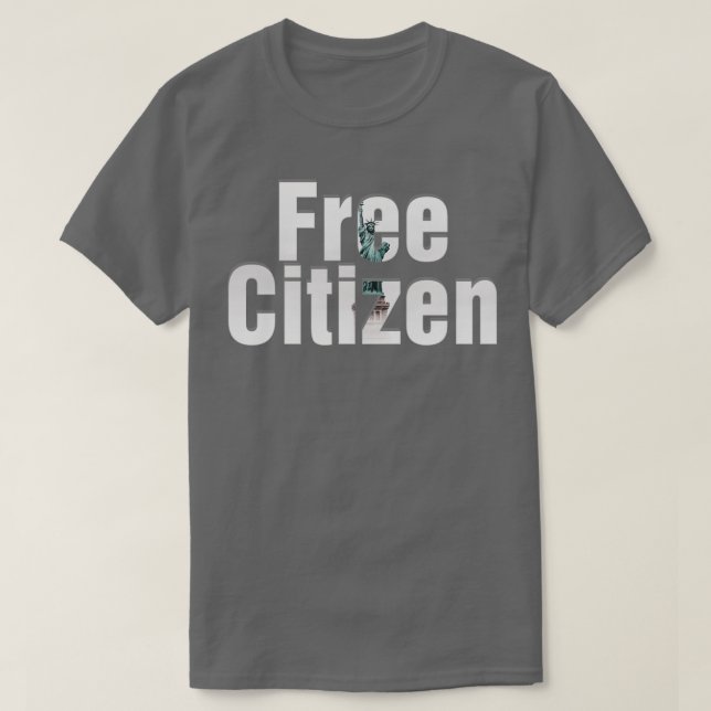 Camiseta Ciudadano Libre (Diseño del anverso)