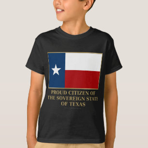 Camiseta Ciudadano orgulloso de Tejas