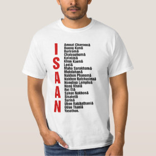 Camiseta Ciudades de Isaán, Tailandia