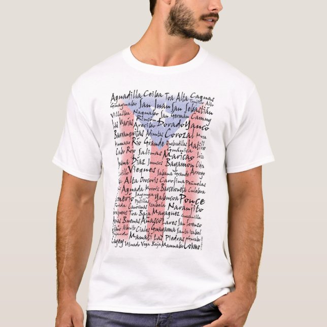 Camiseta Ciudades de Puerto Rico (Anverso)